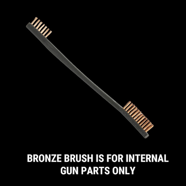 Breakthrough Clean Technologies Double-Ended Brush Set - Nylon, Phosphorus Bronze, Brass, & Stainless Steel - BT-DEB-4PK