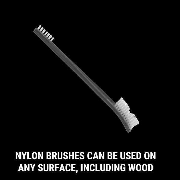 Breakthrough Clean Technologies Double-Ended Brush Set - Nylon, Phosphorus Bronze, Brass, & Stainless Steel - BT-DEB-4PK