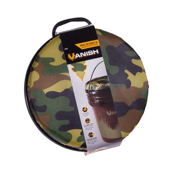Vanish Camo Swivel Seat Bucket Lid - 5856