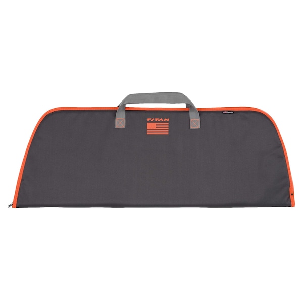 Titan Fire Youth Bow Case, Fits Bows up to 4 in. L, Including Genesis Bows, Gray/Orange - 6103