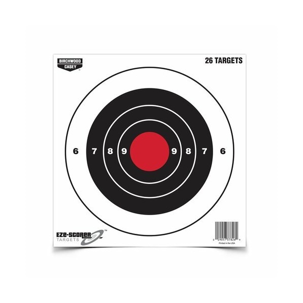 Birchwood Casey Eze-Scorer Bulls-Eye Paper Targ, 8 - BC-37826