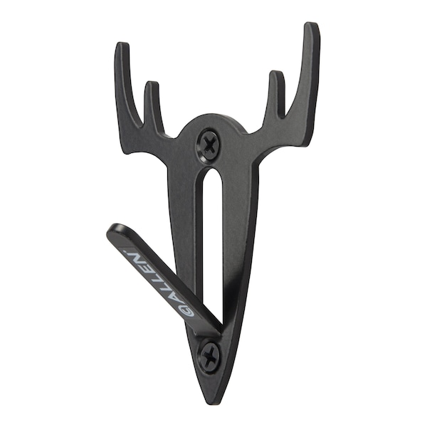 Allen Co Steel Trophy Wall Hook, 1/8 in. Thick, 2-Hooks Per Pack, Black - 5625