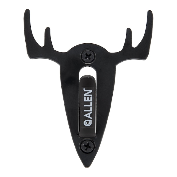 Allen Co Steel Trophy Wall Hook, 1/8 in. Thick, 2-Hooks Per Pack, Black - 5625