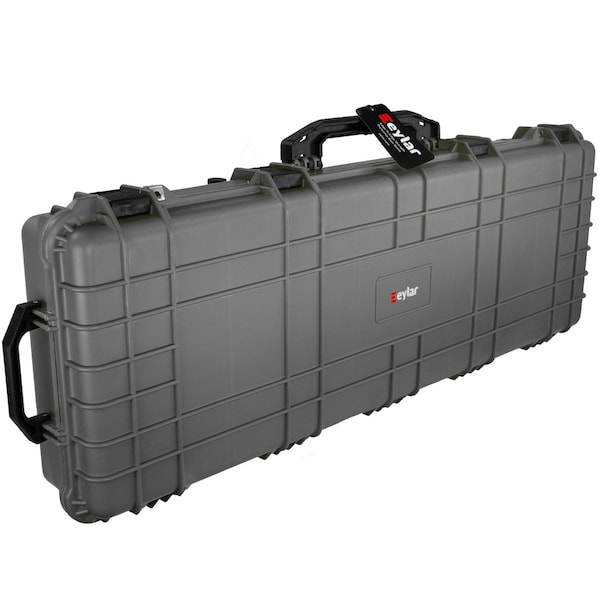 Eylar 53in Roller Hard Rifle Case Waterproof w/ Foam Gray - SA00015-GRA