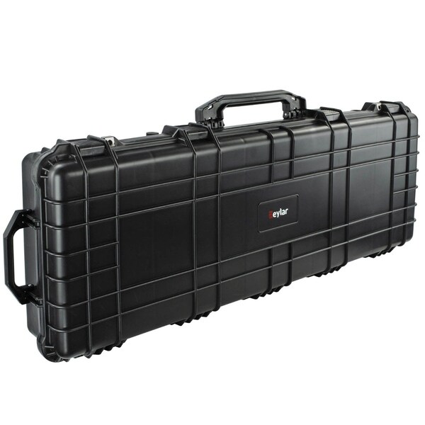 Eylar 48in Roller Hard Rifle Case Waterproof w/ Foam Black - SA00014