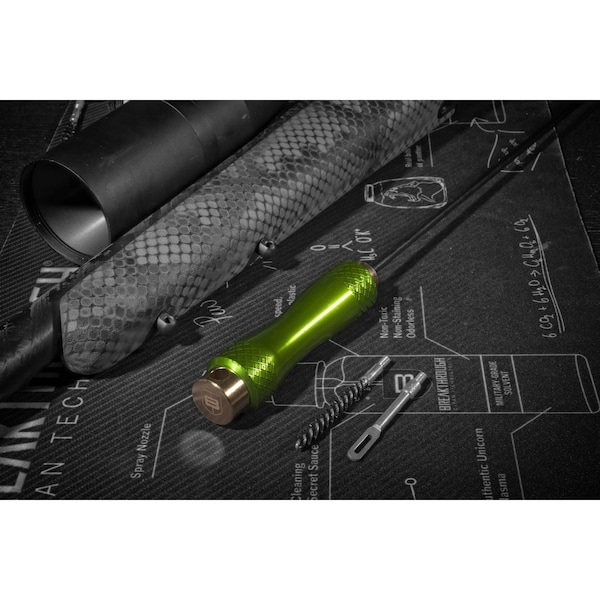 Breakthrough Clean Technologies 45in. Carbon Fiber Cleaning Rod w/ Rotating, Ergonomic Handle, .30 Caliber thru 12-Gauge & 7mm, Multi - BT-CFRR-S45