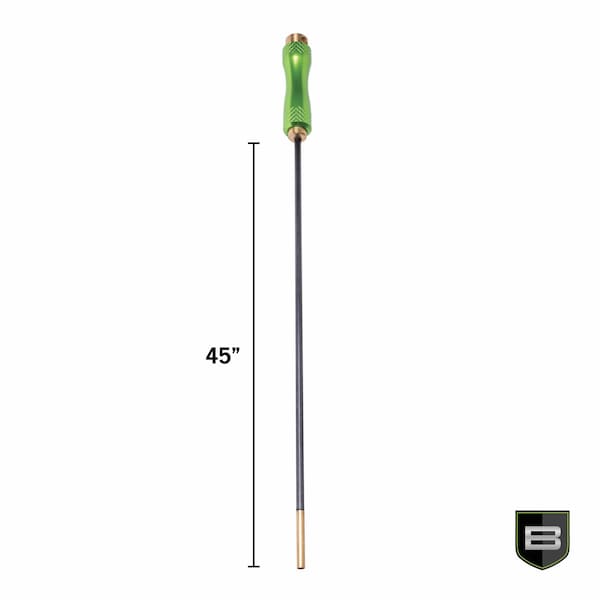 Breakthrough Clean Technologies 45in. Carbon Fiber Cleaning Rod w/ Rotating, Ergonomic Handle, .30 Caliber thru 12-Gauge & 7mm, Multi - BT-CFRR-S45