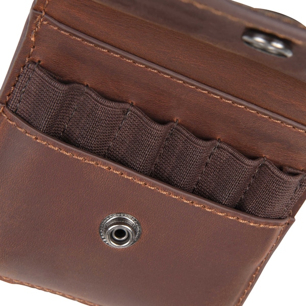 Allen Co Del Norte Leather Belt Loop Cartridge Holder, Brown - 8513