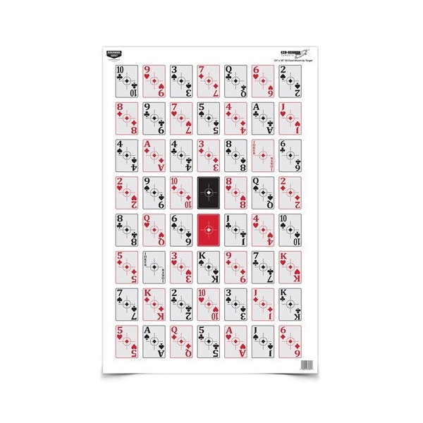 Birchwood Casey Eze-Scorer 52-Card Shoot, 23x35 - BC-37026