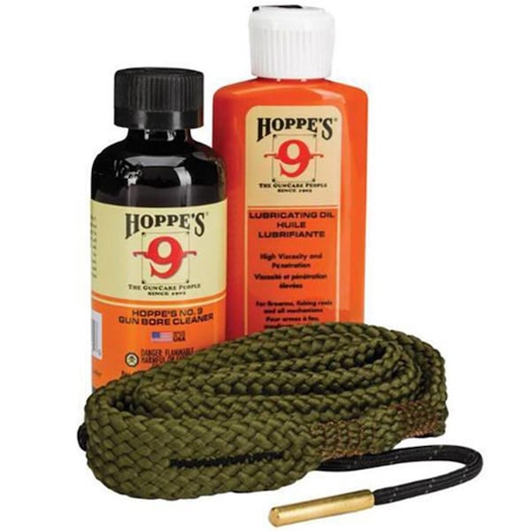 Hoppes 9 mm 38 Caliber Pistol Cleaning Kit, Clam - HO134917