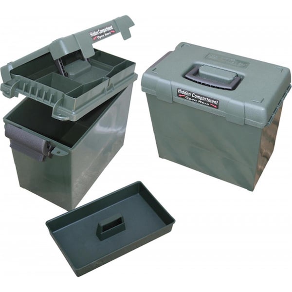 Mtm Sportsmens Plus Utility Dry Box, Forest Green - 15 x 8.8 x 13 in. - SPUD211