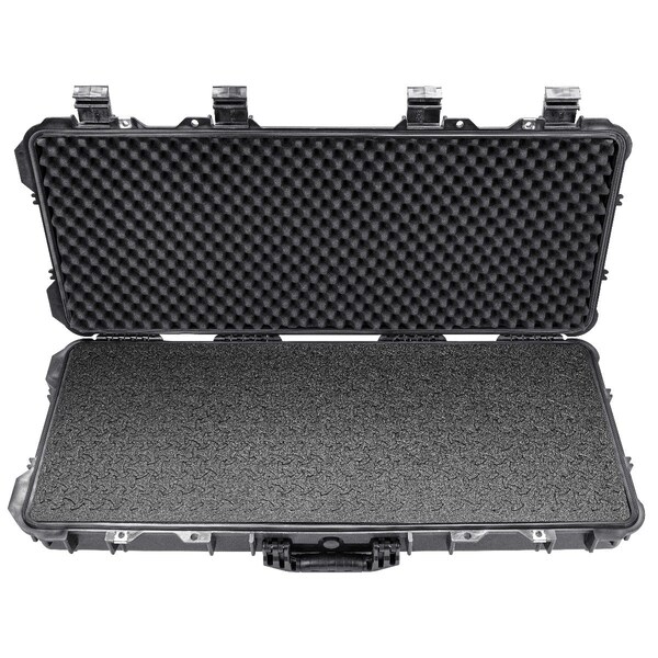 Eylar 38in Hard Rifle Case Equipped With Ragar Reconfigurable & Reusable XP Crosslinked Foam Insert - SA00013-BLK-RG-XP