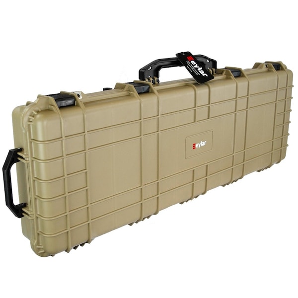 Eylar 53in Roller Hard Rifle Case Waterproof w/ Foam Tan - SA00015-TAN