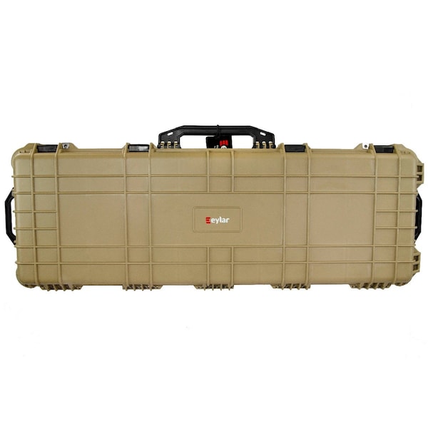 Eylar 53in Roller Hard Rifle Case Waterproof w/ Foam Tan - SA00015-TAN