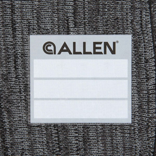 Allen Co 14-in. Gun Sock with Writeable ID Label, 14-in. Handguns & Revolvers, Gray - 13170