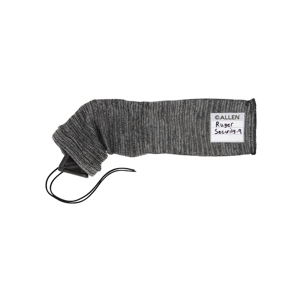 Allen Co 14-in. Gun Sock with Writeable ID Label, 14-in. Handguns & Revolvers, Gray - 13170