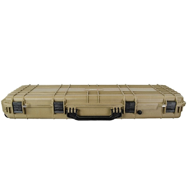 Eylar 38in Roller Hard Rifle Case Waterproof w/ Foam Tan - SA00013-TAN