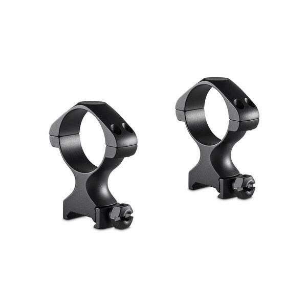 Hawke Optics Hawke Sport Optics  34 mm High Precision Steel Rings Weaver with Nut - Black, 2 Piece - 23022