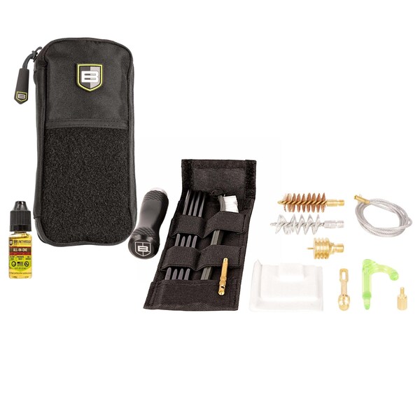 Breakthrough Clean Technologies Badge Series Rod & Pull-Through Cleaning Kit w/ Molle Pouch, 12 Gauge - BT-MPK-12
