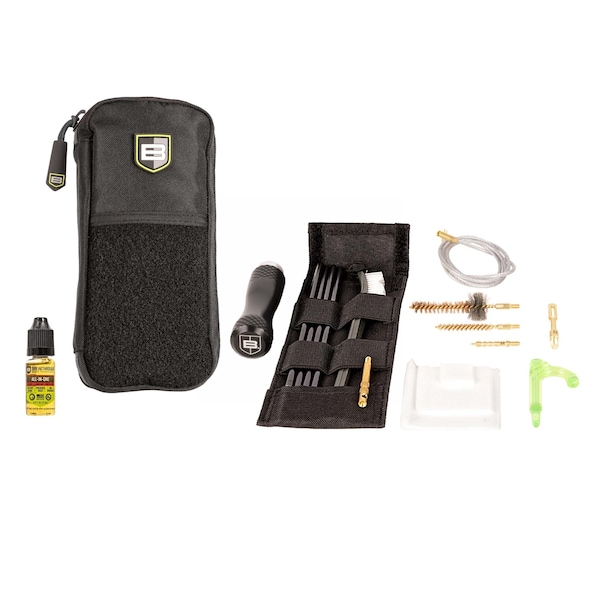 Breakthrough Clean Technologies Badge Series Rod & Pull-Through Cleaning Kit w/ Molle Pouch, 5.56mm - BT-MPK-223