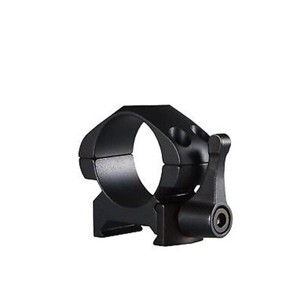 Hawke Optics Hawke Sport Optics  1 in. Precision Steel Rings Weaver Low with Lever, Black - 2 Piece - 23010