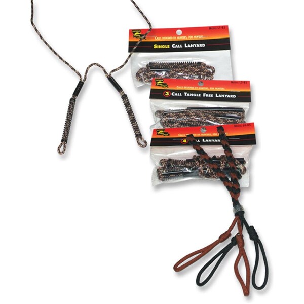 Haydel Game Calls 2 oz Triple Game Call Lanyard Camo - L3-85