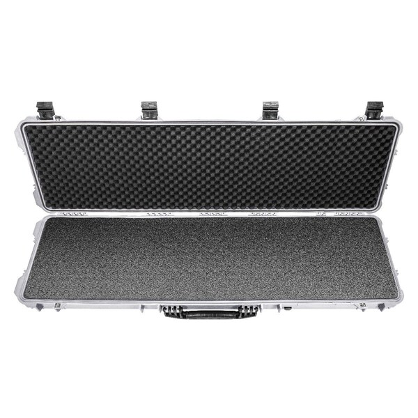Eylar 53in Hard Rifle Case Equipped With Ragar Reconfigurable & Reusable XP Crosslinked Foam Insert - SA00015-WHI-RG-XP