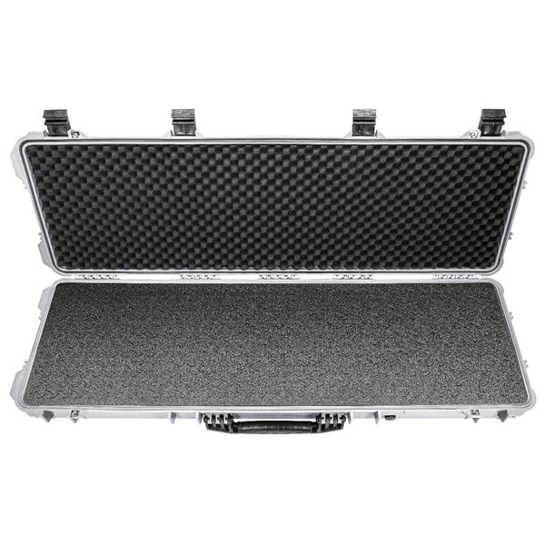 Eylar 48in Hard Rifle Case Equipped With Ragar Reconfigurable & Reusable XP Crosslinked Foam Insert - SA00014-WHI-RG-XP