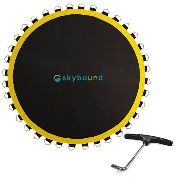 Skybound SkyBound M1-159616100GS Premium 161 in. Trampoline Mat with 96 V-Rings Fits 15 ft. Frames & 6.5 in. Springs - M1-159616100GS