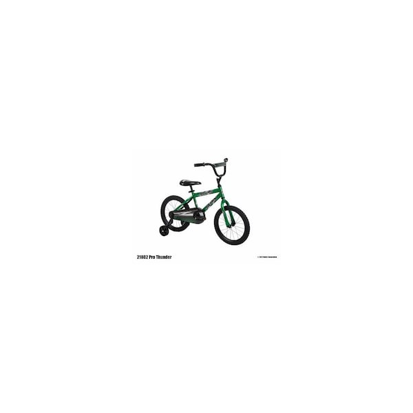 Huffy Bicycles Boys' Pro Thunder Bicycle, Charcoal, Coaster Brake, 16-In. - 21802