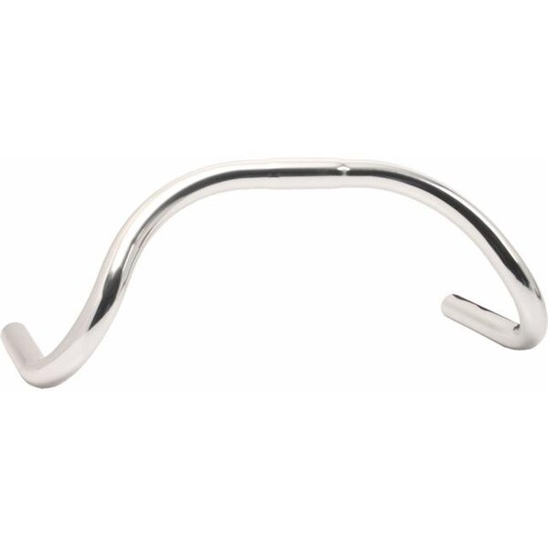 Big Roc Tools Big Roc Tools 57HBHSRA106S Single Speed Bike Handle Bar Silver; Bore 26 mm; 22 x 7 in. - 57HBHSRA106S
