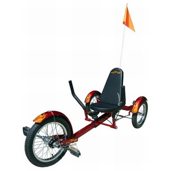 Triton Triton Tri-001R Ultimate Three-Wheeled Cruiser - Red - TRI-001R
