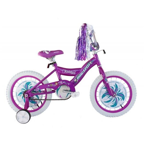 Micargi Micargi KIDDY-G-PP 16 in. Girls BMX Bicycle; Purple - KIDDY-G-PP