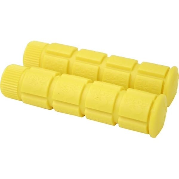 Duo Bicycle Parts DUO Bicycle Parts 57CWG9755RY Handle Bar Grip 120 mm Yellow - 57CWG9755RY