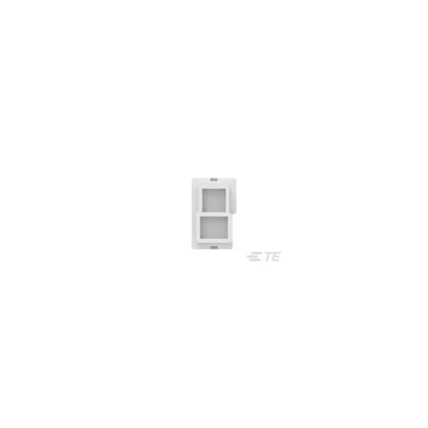 Te Connectivity FF 110 2P HOUSING TAB NATURAL PA6.6 V-0 - 1-626065-2