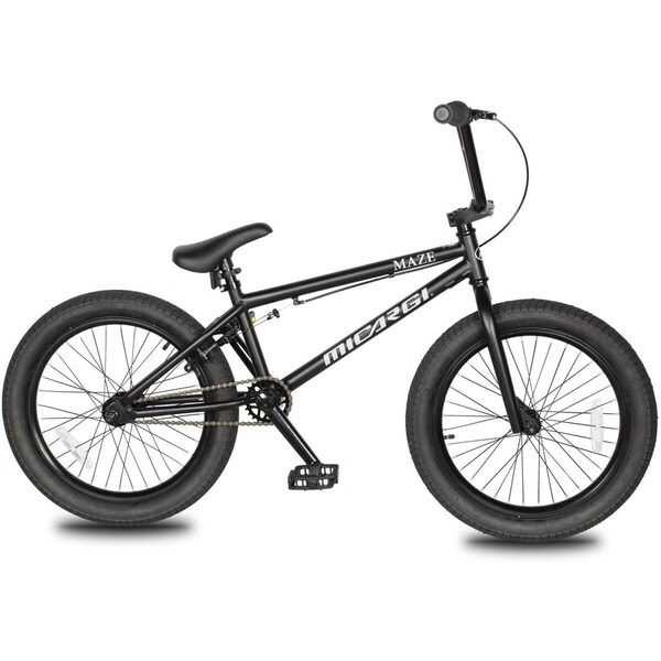 Micargi 20 in. Maze BMX Bicycle, Matte Black - MAZE-MBK
