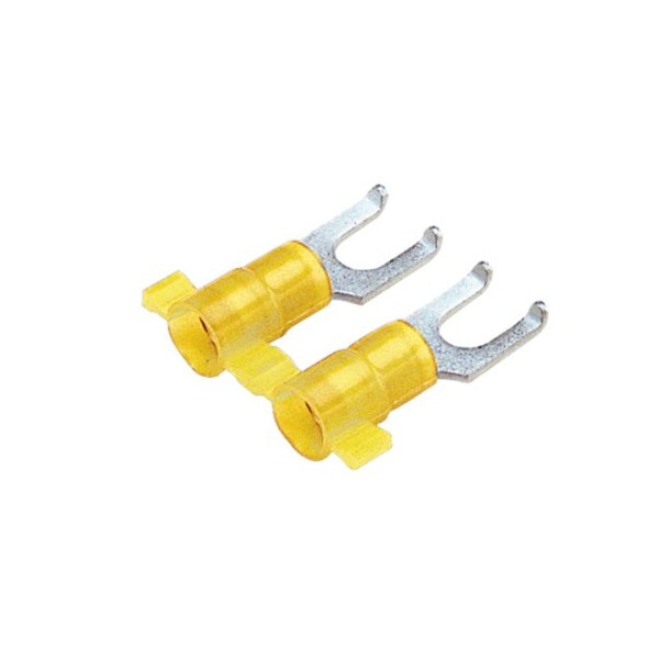 Panduit Flanged Fork Terminal, nylon insulated,  - PN10-10FF-2K