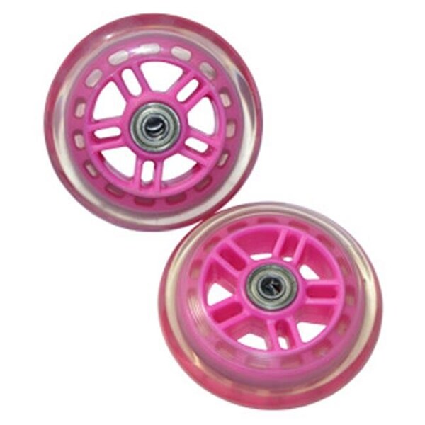 Razor Usa Razor 134932-PK Set Of Two 98MM Replacement Wheels For Razor A And A2 Kick Scooter - Pink - 134932-PK