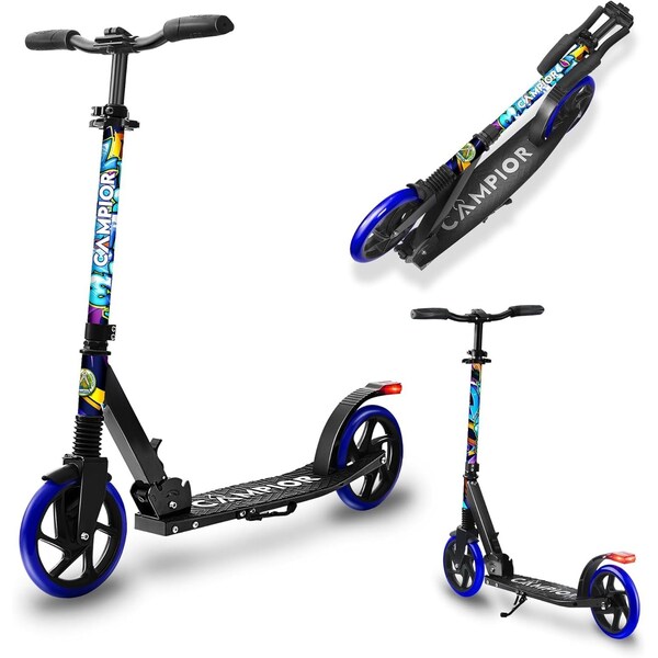Campior Kick Scooter for Ages 6+, for Kids, Teens, and Adults, Max Load 240 LBS, Foldable, 8-inch Big Tree - CAMTE025