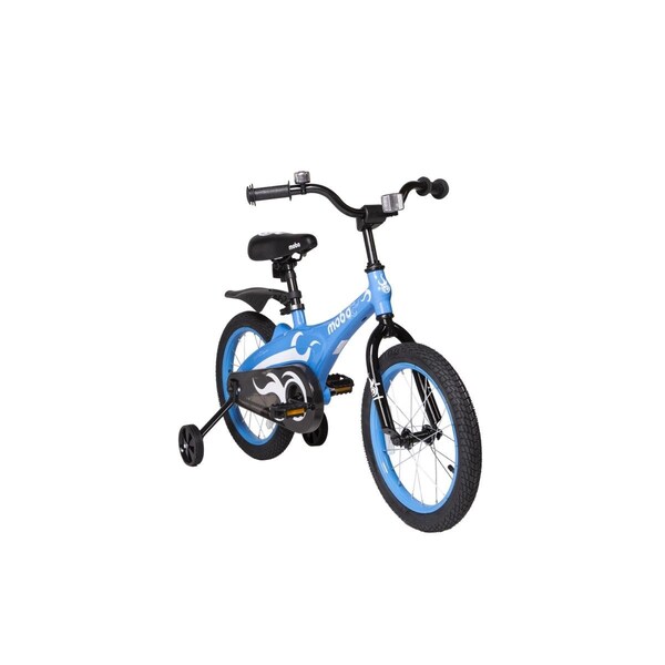 Mobo 16 in. Lite Kids Bicycle Bike with Training Wheel, Blue - TRI-160B