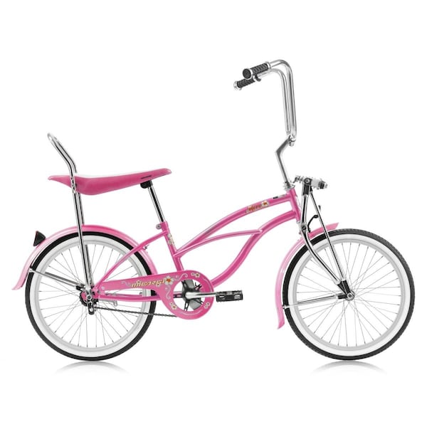 Micargi Female Beach Bike Cruiser, Pink - HERO-F-PK