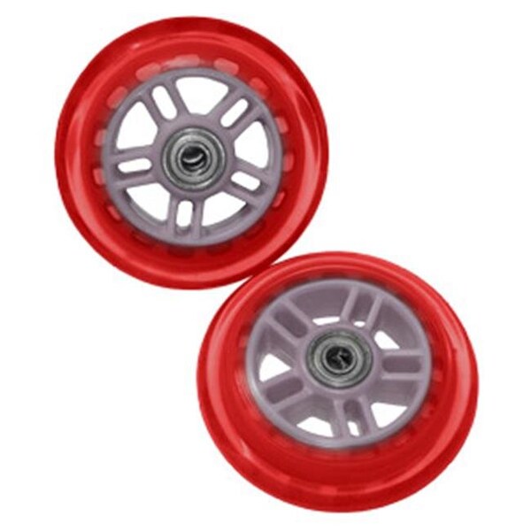 Razor Usa Razor 134932-RD Set Of Two 98MM Replacement Wheels For Razor A And A2 Kick Scooter - Red - 134932-RD
