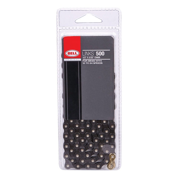 Bell Sports Bell Sports Links 500 Steel Multi-Speed Bike Chain Black - 7015886