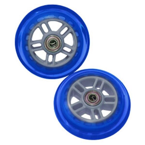 Razor Usa Razor 134932-BL Set Of Two 98MM Replacement Wheels For Razor A And A2 Kick Scooter - Blue - 134932-BL