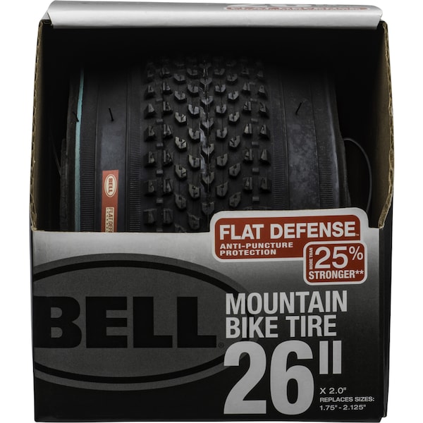 Bell Sports Bell Sports 26 in. Rubber Bicycle Tire 1 pk - 7107515