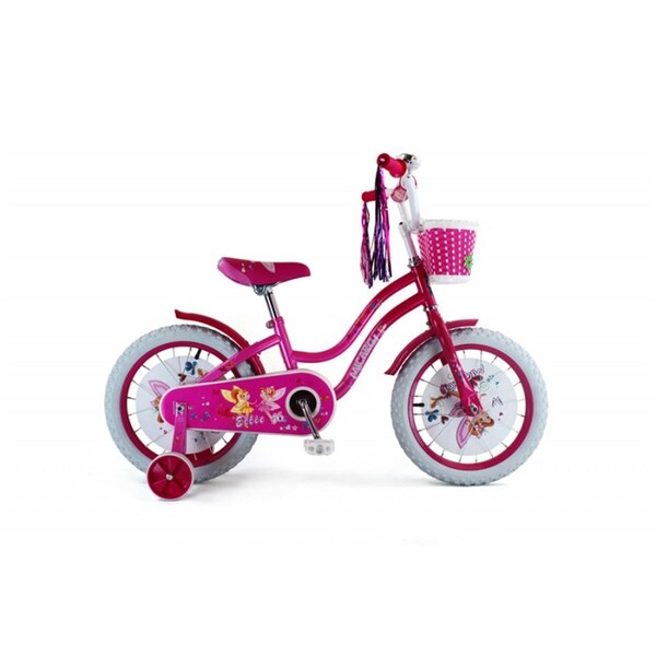 Micargi ELLIE-G-16-PK-HPK 16 in. Girls Bicycle, Pink & Hot Pink - MI332862