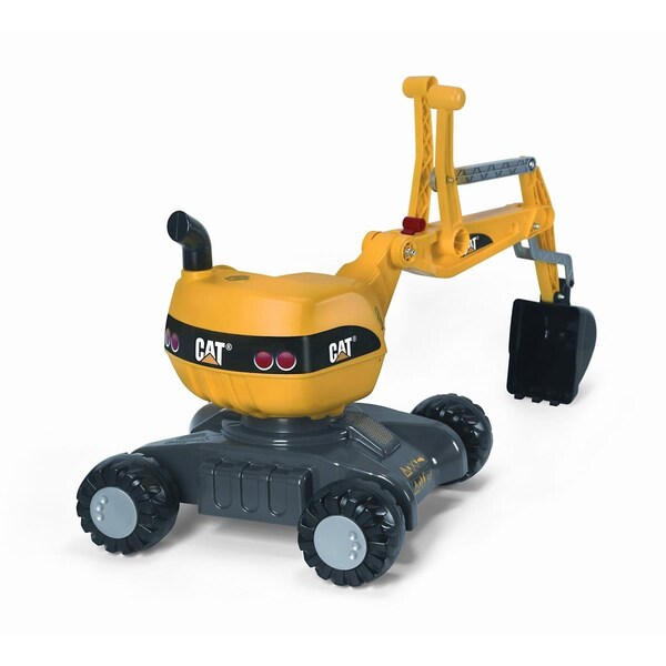Omnisports 60 Deg Excavator Shovel Ride on Digger Toy - Yellow - OM2138039