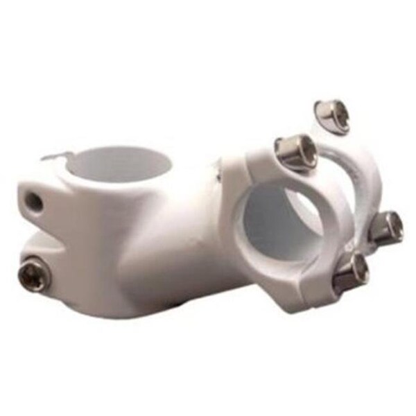 Big Roc Tools Big Roc Tools 57SATB1102W New BMX Fixie Racer Alloy Handlebar Stem - White; 8 x 2 in. - 57SATB1102W