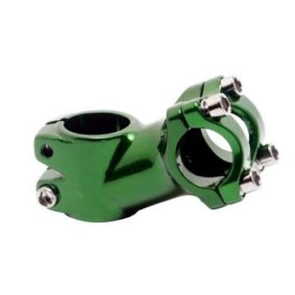 Strike3 New BMX Fixie Racer Alloy Handlebar Stem - Green; 8 x 2 in. - ST199909