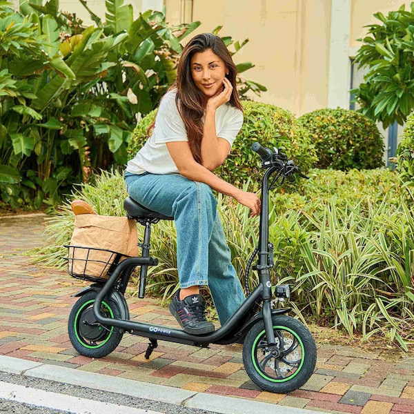 Gopowerbike GoFlow Electric Scooter with Seat - BR001